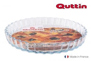 Q. ASSADEIRA VIDRO RED. ONDULADA 27 x 3.5 CM -  1.5 L