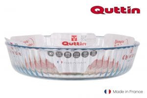 Q. ASSADEIRA VIDRO RED. ONDULADA 26.2 x 5.8 CM - 2.2 L