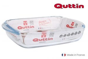 Q. ASSADEIRA VIDRO RET. 22.8 x 14.9 x 4.5 CM - 0.95 L