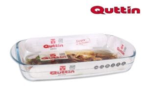 Q. ASSADEIRA VIDRO RET. 35.4 x 22 x 5.5 CM - 3 L