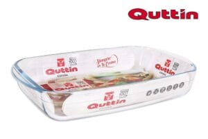 Q. ASSADEIRA VIDRO RET. 38.8 x 24 x 6.6 CM - 4.2 L