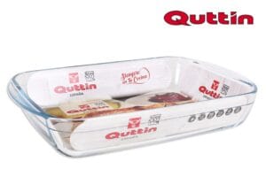 Q. ASSADEIRA VIDRO RET. 40.2 x 26 x 7 CM - 5 L