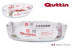 Q. ASSADEIRA VIDRO OVALl 26.2 x 17.8 x 6 CM 1.8 L