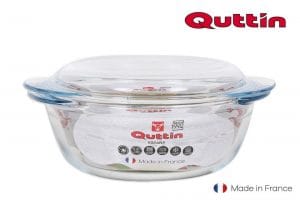 Q. CAÇAROLA VIDRO C/ TAMPA 23.7 x 20 x 10 CM - 1.7 L