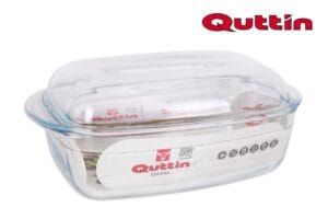 Q. CAÇAROLA VIDRO C/ TAMPA 32.5 x 19.5 x 13 CM - 3.4 L