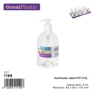 DOSEADOR SABONETE LIQUIDO 0.50 L