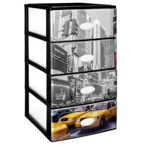 N. YORK PRATELEIRA EMPELHAVEL CONJ. 4