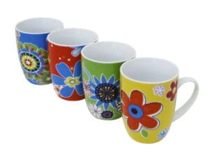 CANECA PORCELANA C/ ASA 32 CL FLORIDA