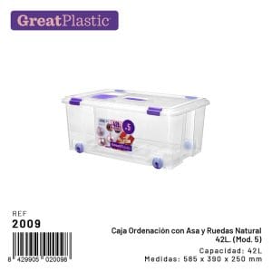 CAIXA MULTIUSOS B. C/ TAMPA 58 .5 x 39 x 25 CM