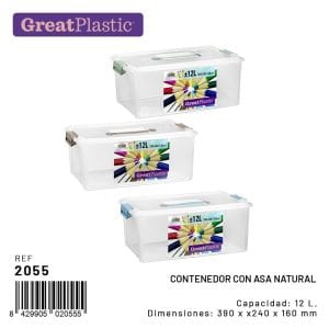 CAIXA MULTIUSOS B. C/ TAMPA 39 x 24 x 16 CM