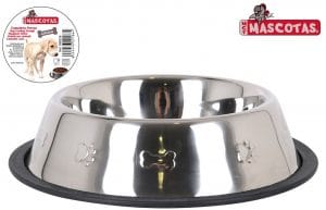 A. COMEDOR P/ ANIMAIS INOX  26 x 6 CM