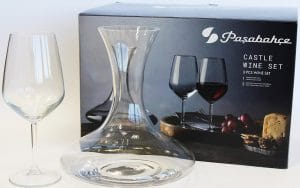 CONJ. DECANTER 1250 CC 2 COPOS 490 CC