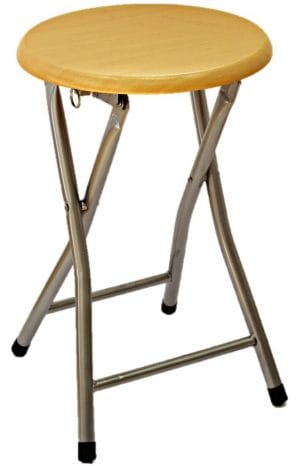 BANCO ARTICULADO C/ BASE MADEIRA 30 x 30 x 45 CM