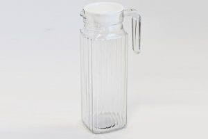 CANECA DE VIDRO C/ TAMPA 1 LT