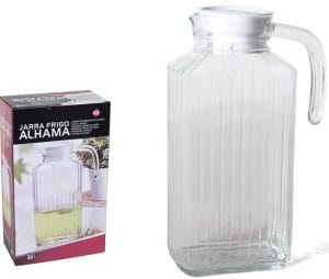 CANECA DE VIDRO C/ TAMPA 1.8 LT ALHAMA