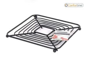 M. BASE PARA TACHOS PRETO 18.5 X 18.5 CM