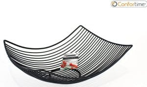 Fruteira metal preto 30 x 24 CM