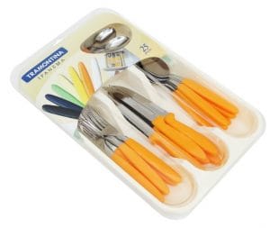 J. CONJ. 25 PÇS TRANSMONTINA LARANJA