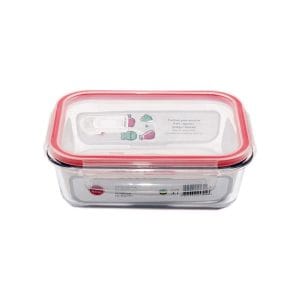 F. CAIXA DE VIDRO RECT. C/ TAMPA RESPIRO 1000 ML