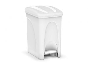 BALDE C/ PEDAL 10 LT BRANCO