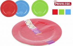 I. CONJ. 3 PRATOS PLASTICO LIGTH