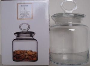 PAS. FRASCO C/ TAMPA DE VIDRO 1085 CC