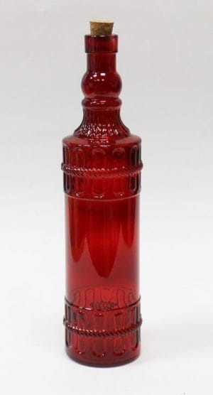 GARRAFA VIDRO C/ ROLHA CORTIÇA 700 ML