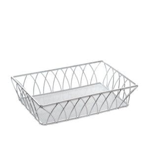 C. CESTO METAL CROMADO 24 x 16 x 6 CM