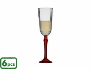 DIONY CONJ. 6 COPOS C/ PE VERMELHO 125 CC