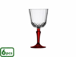 DIONY CONJ. 6 COPOS C/ PE VERMELHO 230 CC