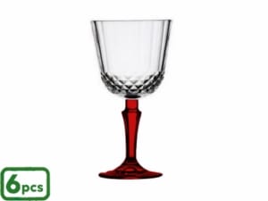 DIONY CONJ. 6 COPOS C/ PE VERMELHO 310 CC