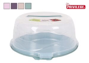 BOLEIRA REDONDA C/ TAMPA ALTA 16 CM