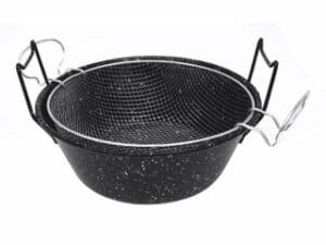 FRITADEIRA ESMALTE C/REDE 30 CM