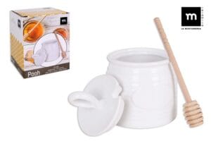 FRASCO DE MEL PORCELANA 11 x 14 CM