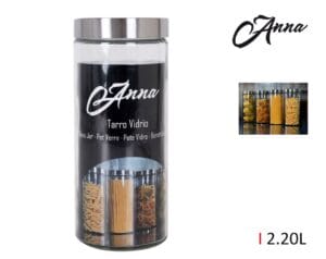 I FRASCO DE VIDRO C/TAMPA INOX ANA 2.2 LT