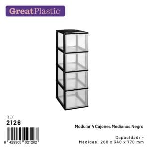 PRETO PRATELEIRA EMPELHAVEL CONJ. 4