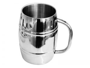 CANECA CERVEJA INOX 1 L