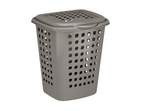 CESTO DE ROUPA BRANCO MULTIBASKET 50 L CINZA