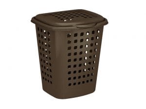 CESTO DE ROUPA BRANCO MULTIBASKET 50 L CASTANHO