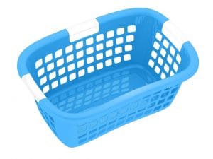 CESTO DE ROUPA HIPBASKET ALTO AZUL 33 L