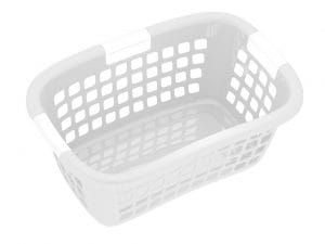 CESTO DE ROUPA HIPBASKET ALTO BRANCO 33 L