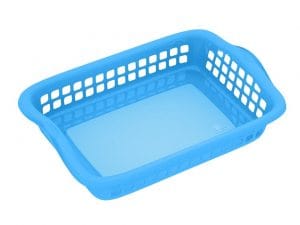 CESTO DE ROUPA HIPBASKET BAIXO AZUL