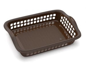 CESTO DE ROUPA HIPBASKET BAIXO CASTANHO