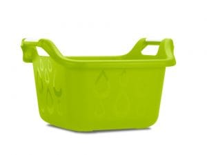 BACIA QUADRADA C/ASAS 16 L VERDE