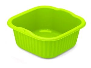 BACIA QUADRADA 9.5L VERDE