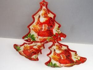 CONJ. 3 PRATOS DE VIDRO