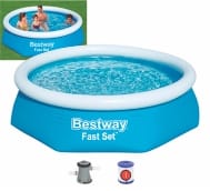 PISCINA FAST SET + BOMBA DE FILTRAR 244 X 61 CM