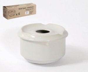 CINZEIRO PORCELANA AGUA 11 CM