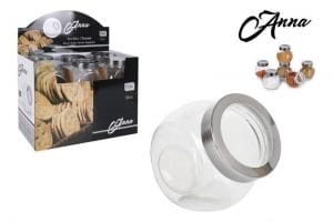 FRASCO VIDRO C/ 2 POSICOES ANNA 600 ML