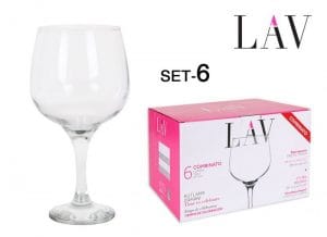 GIN CONJ 6 COPOS COMBINATO 730 CC